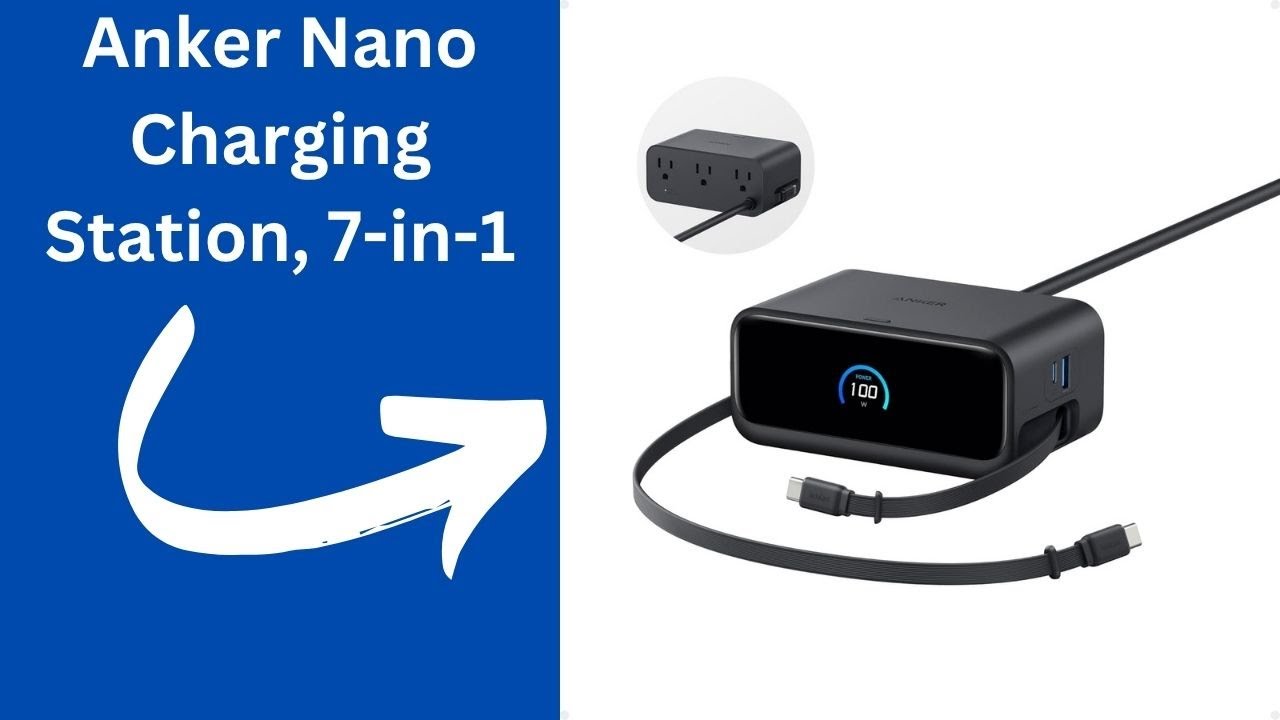 Anker Nano 7-in-1 Charging Station Review: 100W USB-C Power Strip for iPhone 16 & MacBook