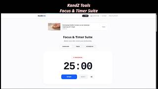 The Cleanest Free Pomodoro Timer ❤️