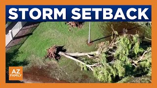 Latest storm impacts Tempe's microburst cleanup