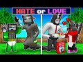 Hate or love jj and mikey  family sad story part 2 in minecraft  maizen