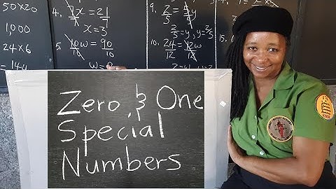PEP Maths: Numbers: Properties of Special Numbers: 0 and 1. Grade 5 Mathematics Primary Exit Profile