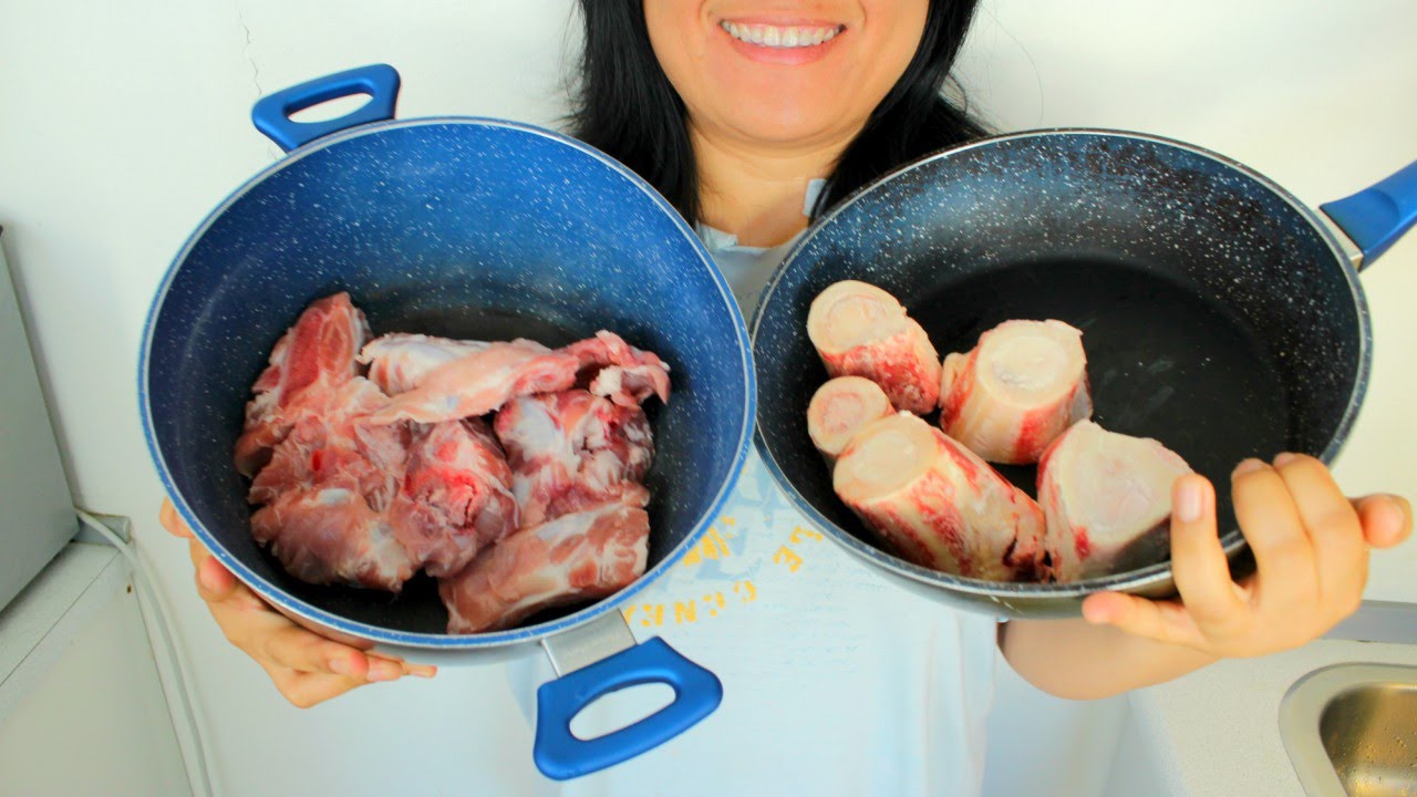 ASMR Slow Cooking Sounds Bone Marrow & Pork Bones Fear Factor