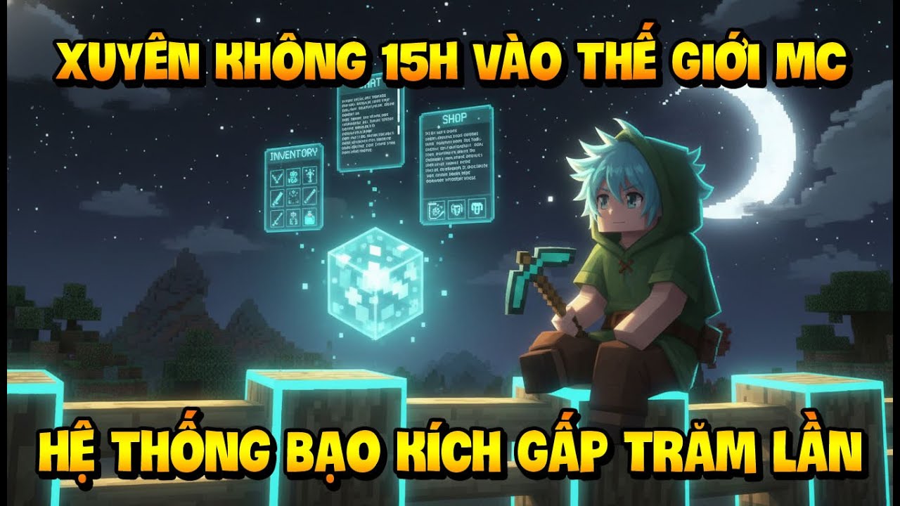 Xuyên Không 15H Vào Thế Giới MC Sinh Tồn, Bạn Nhận Được Hệ Thống Bạo Kích Gấp Trăm Lần