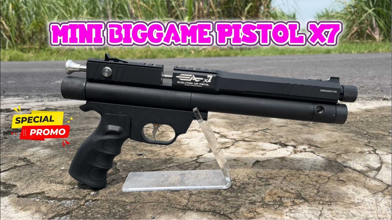 PCP MINI BIG GAME EVOLUTION X7 PCP MINI PISTOL TERMURAH BERKUALITAS | SENAPAN PCP TERBARU 2026