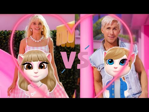 My talking Angela 2 / Barbie vs Ken / cosplay / Barbie / New games update