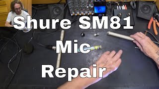 Shure Sm81 Microphone Tear Down & Repair by Dave Rat 5,429 views 9 months ago 11 minutes, 35 seconds