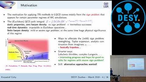 Conference Talk: Krzysztof Cichy "Tensor network methods for lattice gauge theories"