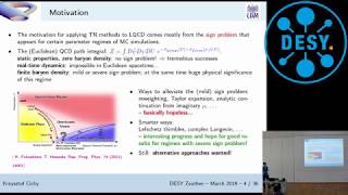 Conference Talk: Krzysztof Cichy "Tensor network methods for lattice gauge theories"