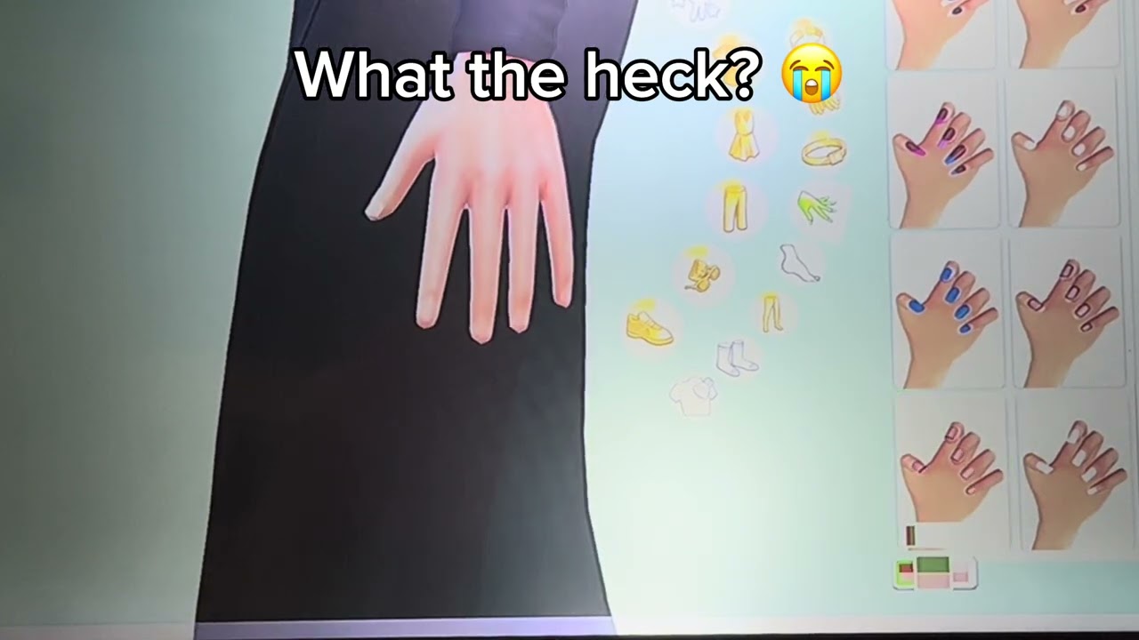 Nails Glitch In The Sims 4