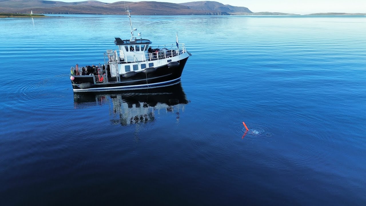 Scapa Flow Scuba diving WW1 German high fleet.