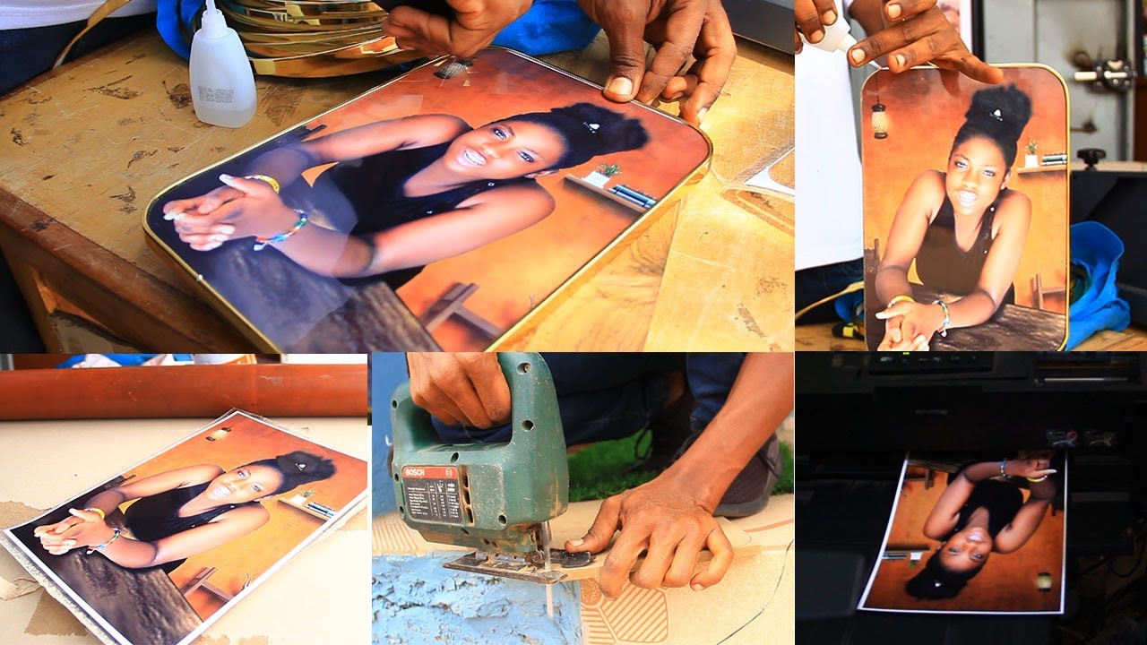 Making Picture Frames (100 cedis as profit a day)