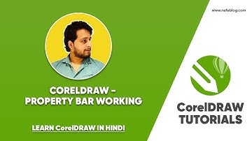 Property Toolbar Introduction in हिंदी - Every CorelDRAW user should Know