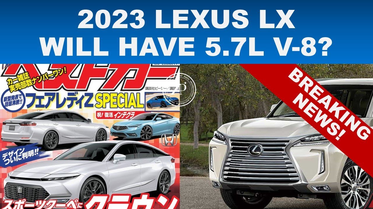BREAKING NEWS FROM JAPAN! - 2023 LEXUS LX MAY HAVE 5.7L V-8 ENGINE AFTER ALL - Plus More Japan News