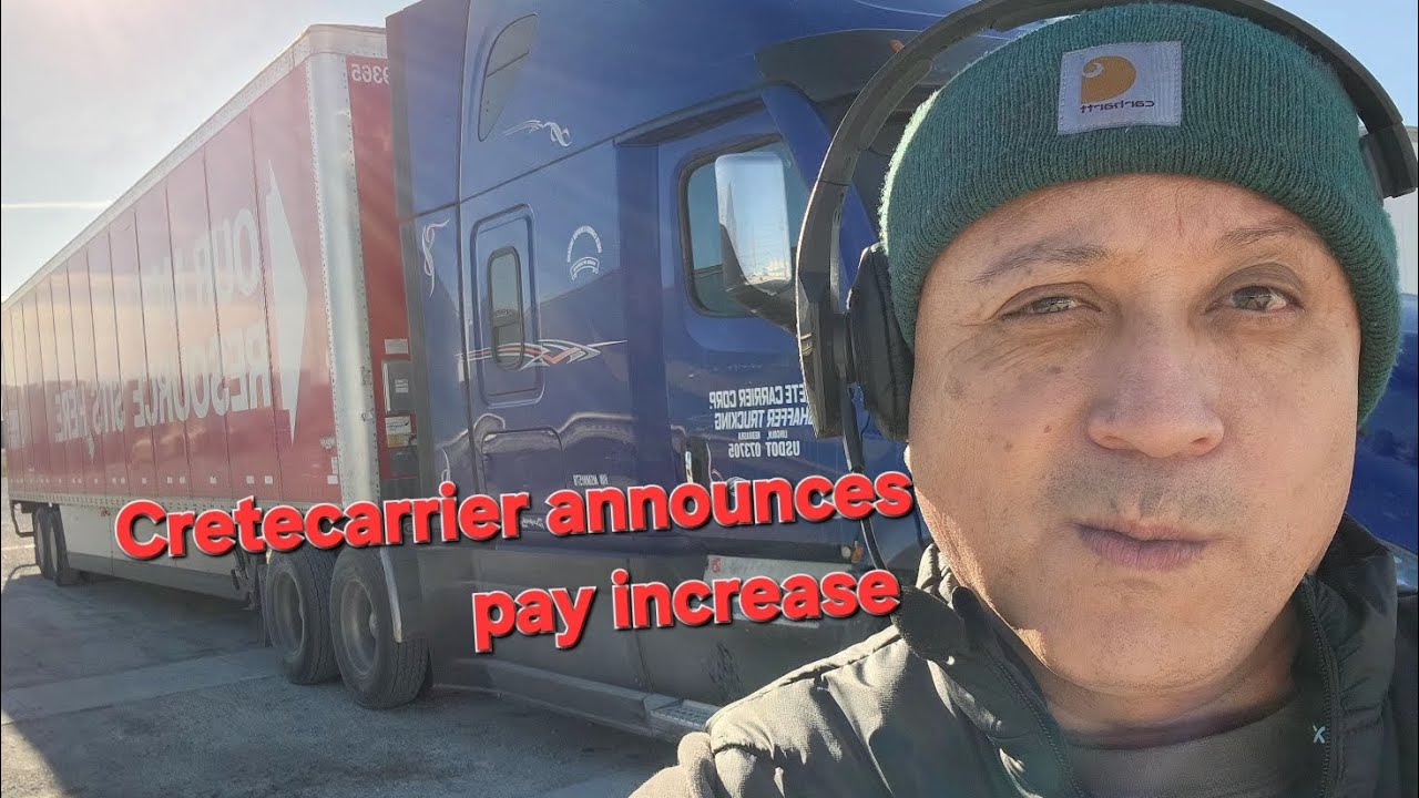Pay increase at cretecarrier #trucking #truckinglife #adventures