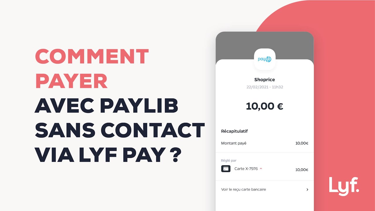 Comment payer avec Paylib sans contact via Lyf Pay ? - YouTube
