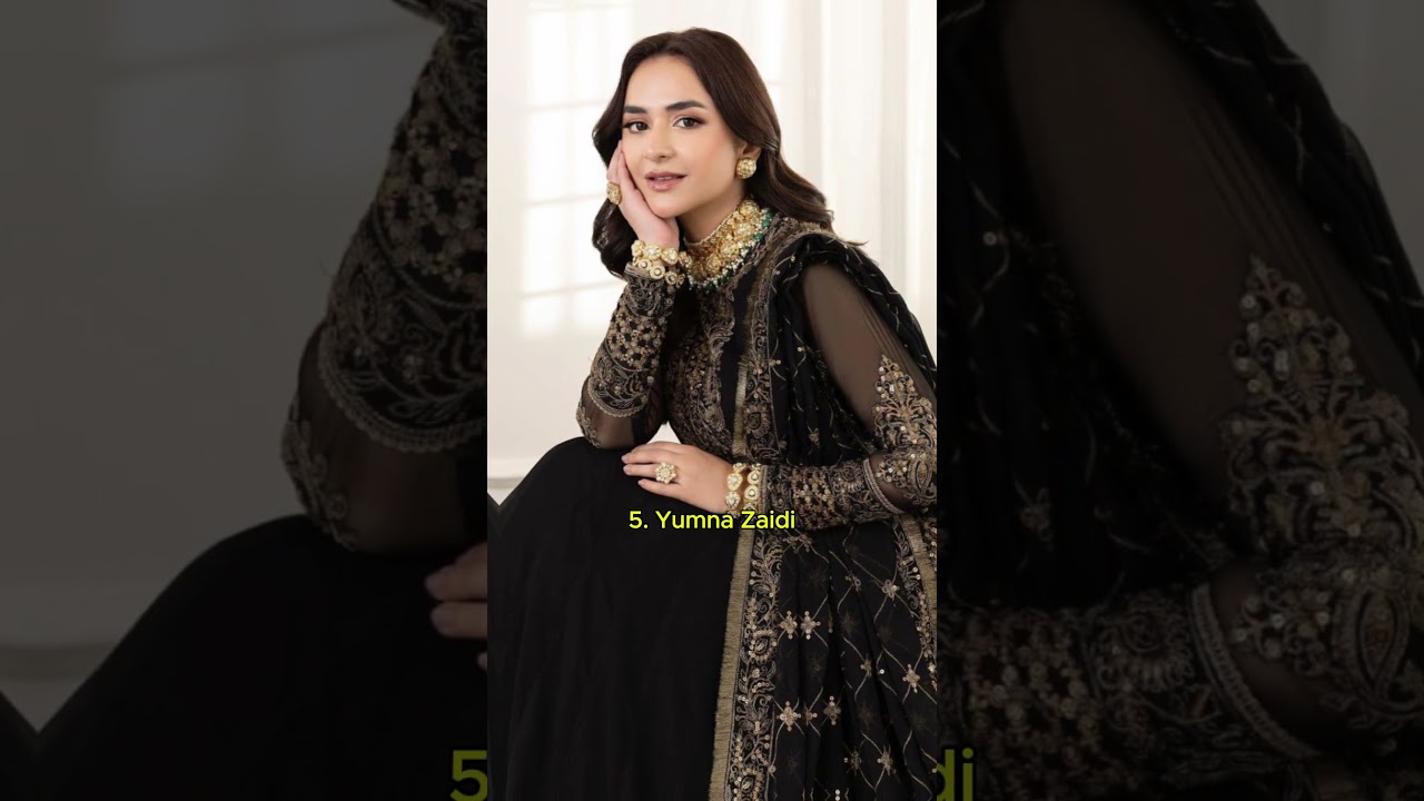 Top 10 Pakistani Actresses Who Look Stunning In Black Dress 