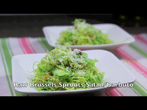 Barbuto - Raw Brussels Sprouts Salad - City Cookin'