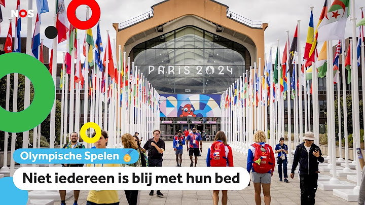 Dit is waar de sporters slapen tijdens de Olympische Spelen