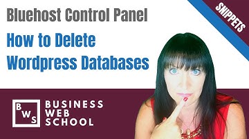 How to Delete a Wordpress Database (MySQL and phpMyAdmin)