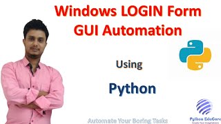 Windows Form GUI Automation || PywinAuto Module