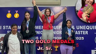 DELHI STATES BENCH PRESS COMPETITION ☝🏻 | Vlog | Roshni Pandey