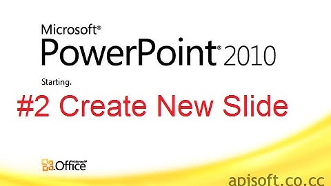 #2 MS PowerPoint 2010 Tutorial in Hindi / Urdu :  Create New Slide