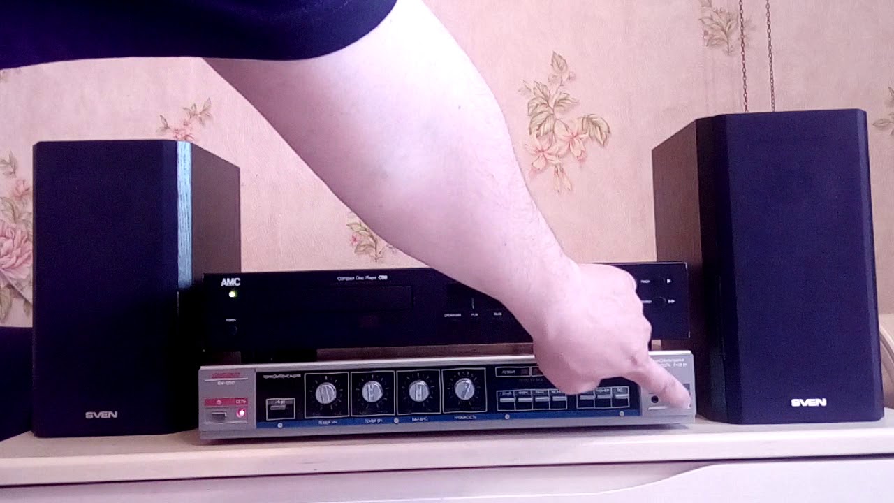 Работа усилителя Вега 10у-120с - YouTube