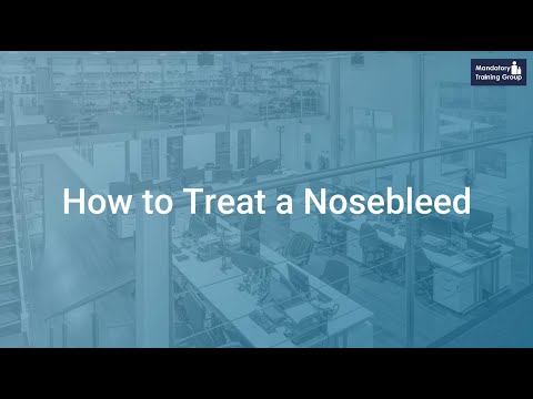 How to Treat a Nosebleed | First Aid Training Courses