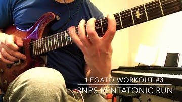Legato Workout #3: 3NPS Pentatonic Run