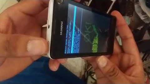Huawei y300 hard reset