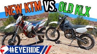 The 2016 KTM 350 XCF-W Six Days Edition versus a heavily modified 1...
