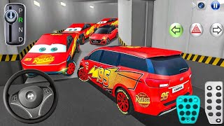 New Carnival McQueen car Stuck in Parking Garage - 3D Driving Class - Car Game 3D Driving Class 2026 screenshot 1