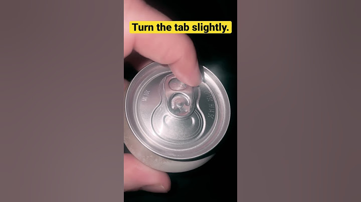 How to open a can silently