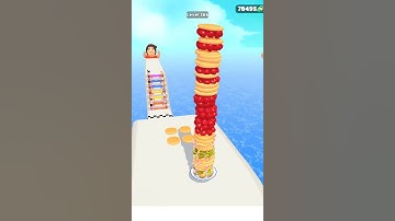 Pancake Run Level 366 Gameplay Walkthrough Android #Shorts