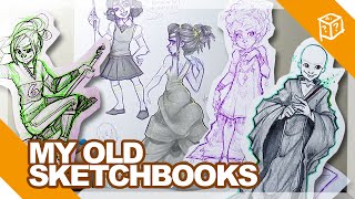 BOOK 10 - (Age 20) -- My Old Sketchbooks! ( February 2014 - April 2014) | DrawingWiffWaffles