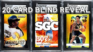 20 CARD SGC BLIND REVEAL! WITH SOME GEMS