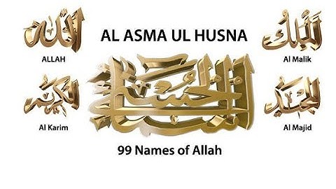 99 Names of Allah Best Recitation With English Meaning & Explanation and Quran References