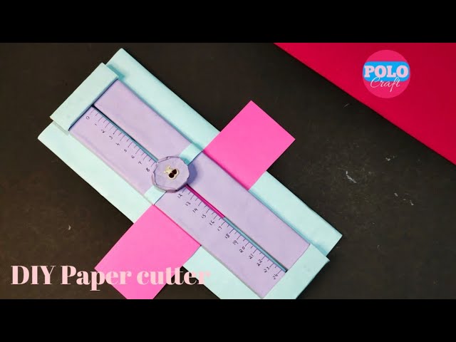 How to make mini paper cutter at your home _ DIY mini cutter _ Cute mini  cutter 