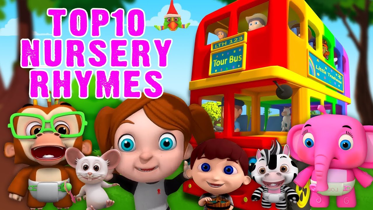 Top 10 Hindi Nursery Rhymes For Kids | Top Hindi Rhymes Collection ...