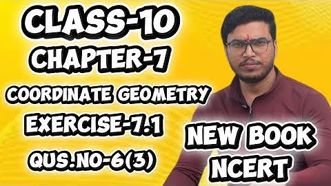 Class-10,chapter-7(COORDINATE GEOMETRY) Ex.-7.1,Que no-6(3) #class10  #maths  @schooltoppper333 