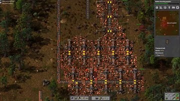 Factorio Playthrough Ep 7 - Setting up Red Science Pack Production on the Mainbus