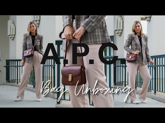 A.P.C. GRACE SMALL BAG FULL REVIEW + HOW TO STYLE! Better than Celine Box  Bag? 😍 