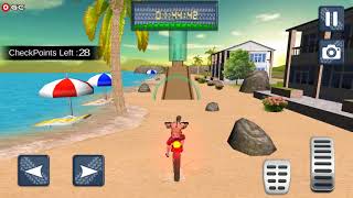 Beach Bike Stunt Racing 3D / Crazy Motor Racing Games / Android Gameplay FHD screenshot 1