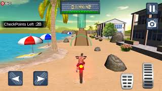 Beach Bike Stunt Racing 3D / Crazy Motor Racing Games / Android Gameplay FHD screenshot 4