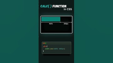 calc function in CSS  HTML #css #webdesign #coding   #javascript