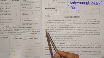 Class 11(Guj.Med) English Unit:1 Read:2 Part:1 Wild Saviour by Falguni Ma