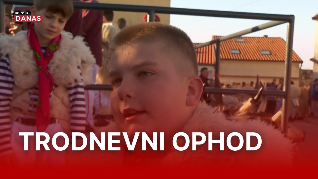 Halubajski zvončari pješače od Viškova do Kastva uoči Čiste srijede | RTL Danas