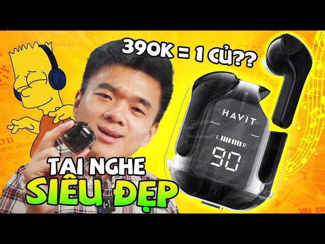 Lại là tai nghe 400K nhưng trông như 1 triệu! | Review Havit TW971