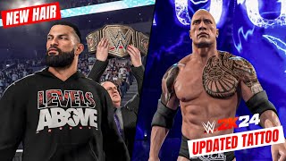 WWE 2K24: Updated Roman Reigns, The Rock, Jimmy Uso & More | Community Creations