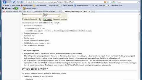 Address Validation Module